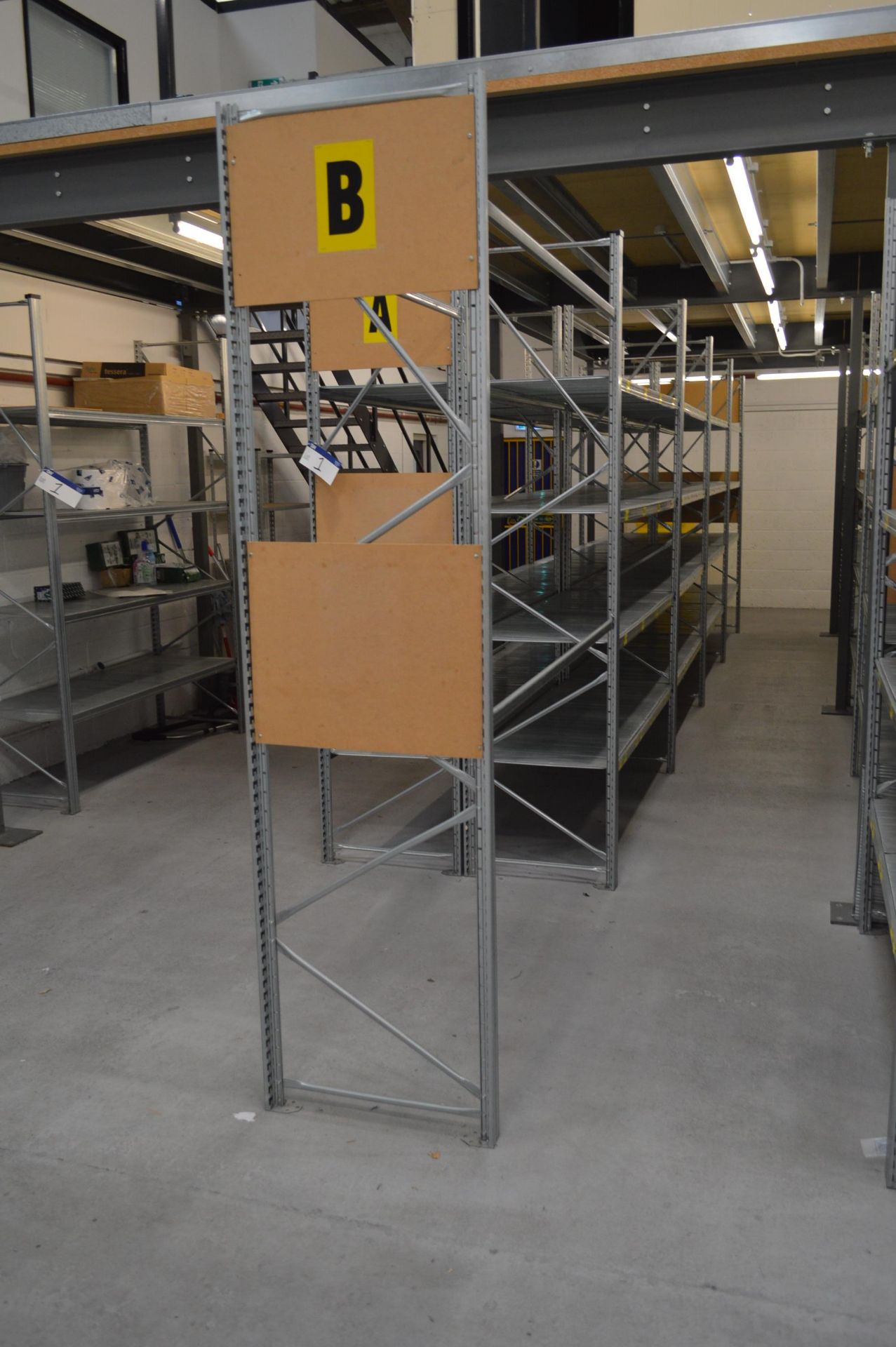 Ten Bays of Metal System Boltless Steel Shelving, each bay approx. 2.25m high x 1.57m long x 0.52m - Image 2 of 3