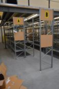 Ten Bays of Metal System Boltless Steel Shelving, each bay approx. 2.25m high x 1.57m long x 0.52m