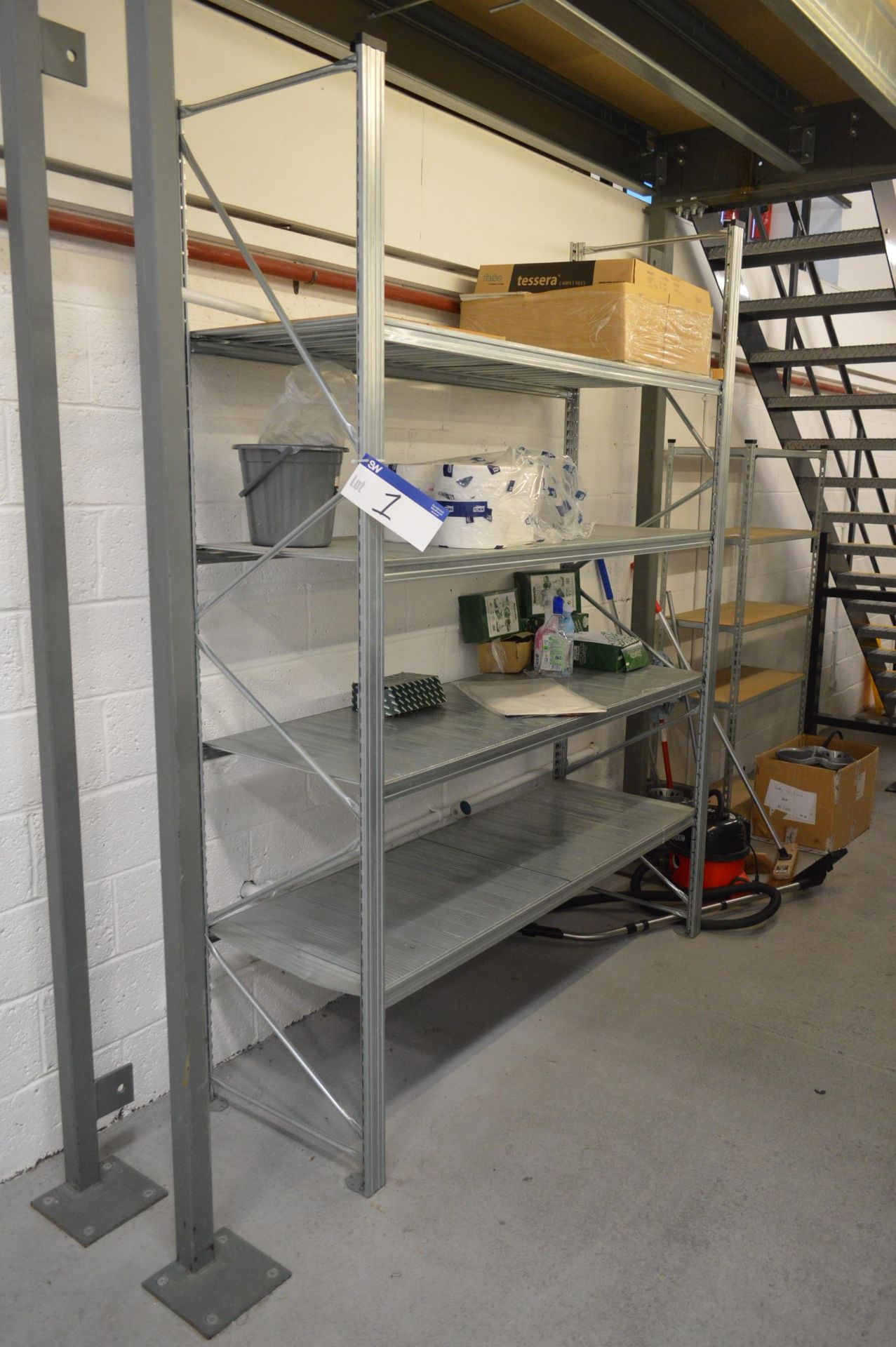 Ten Bays of Metal System Boltless Steel Shelving, each bay approx. 2.25m high x 1.57m long x 0.52m - Image 3 of 3