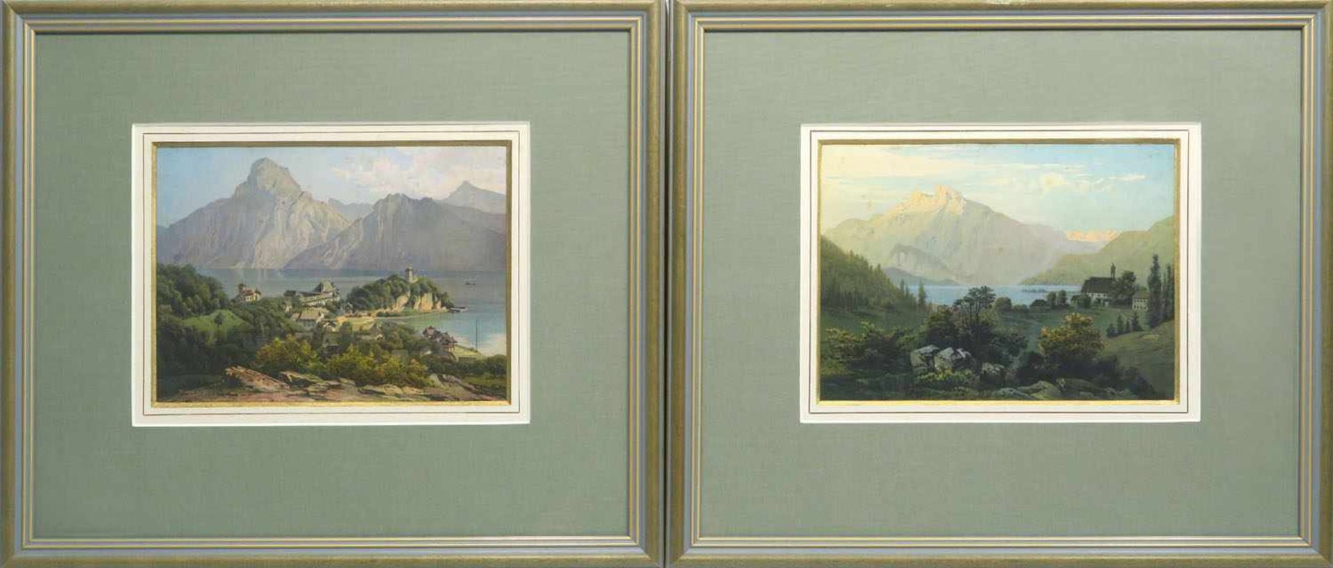 Kurz, Georg Michael 1815 Hersbruck - 1883 München, wohl Ansichten aus dem Berchtesgadener Land - Image 7 of 10