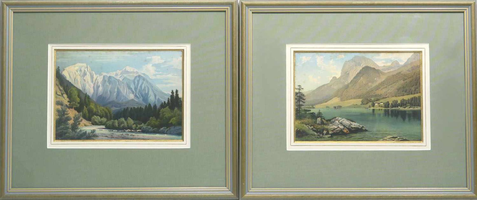 Kurz, Georg Michael 1815 Hersbruck - 1883 München, wohl Ansichten aus dem Berchtesgadener Land - Image 6 of 10