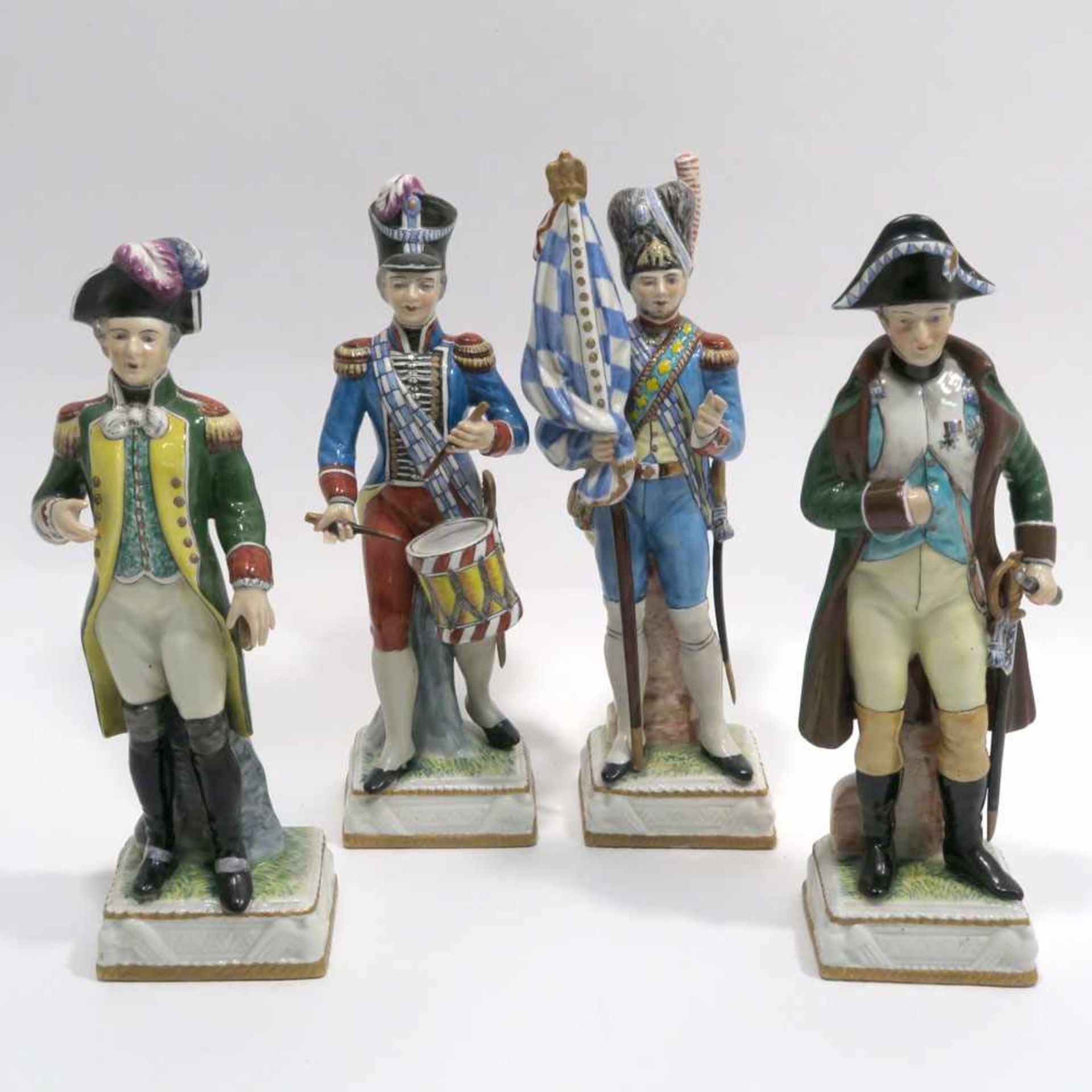 Napoleon / La Fayette / Fahnenträger / TrommlerThüringen, 1. Hälfte 20. Jh. Farb- und - Bild 2 aus 2