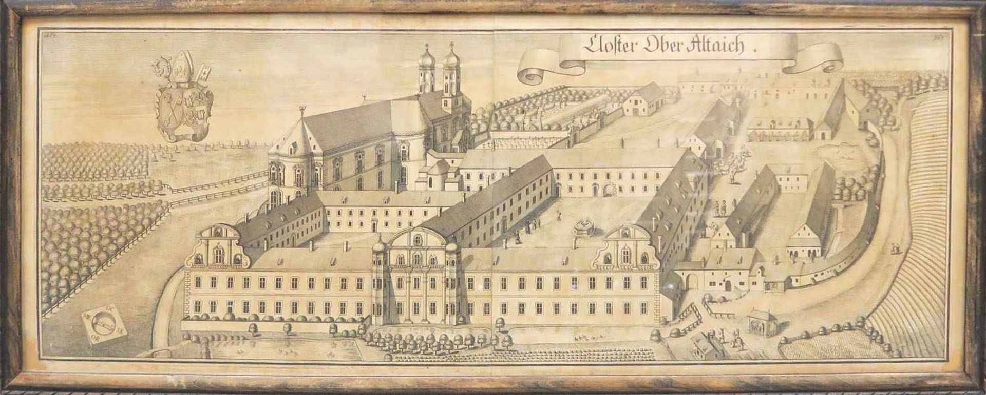 Wening, Michael 1645 Nürnberg - 1718 München Ansichten der Klöster Weltenburg, Ober Altaich, Seon - Image 8 of 10