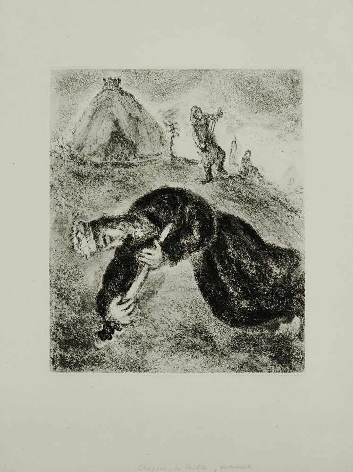 Chagall, Marc1887 Vicebsk - 1985 St-Paul-de-VenceTod des SaulRadierung (aus: La Bible) Platte: 28,