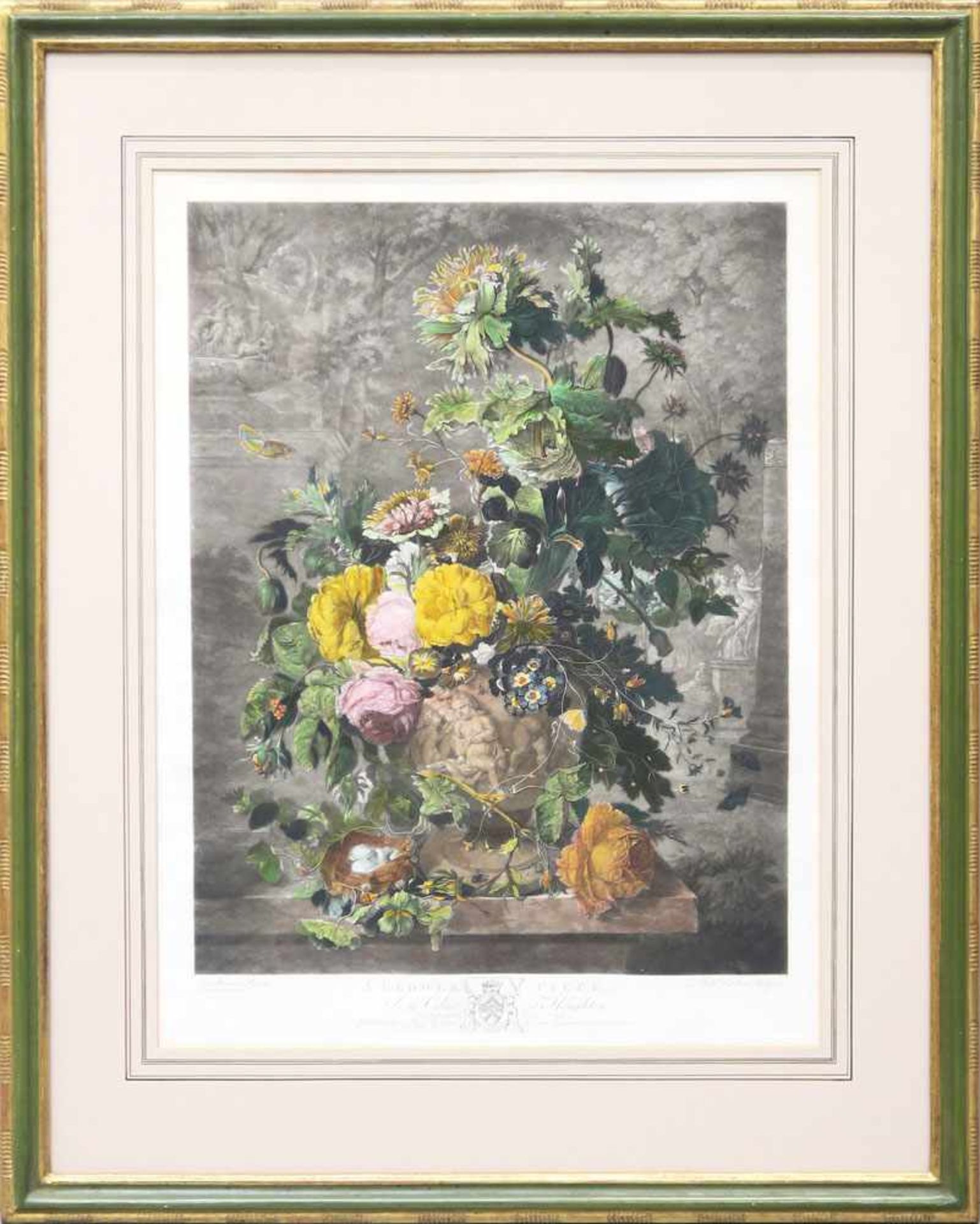 Earlom, Richard1743 London - 1822 ebd.A Flower PieceKoloriertes Mezzotinto nach Jan van Huysum BA: