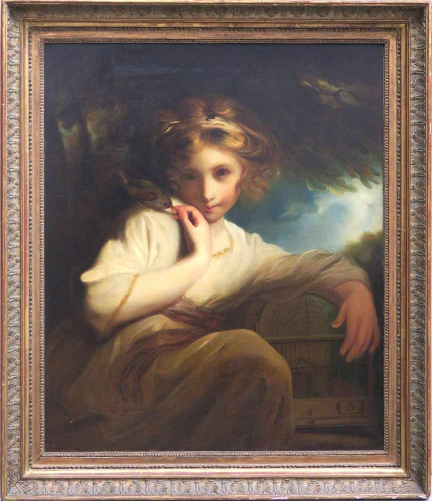Kopie nach Sir Joshua Reynoldswohl 19. Jh.LesbiaÖl/Lwd. 77 x 65 cm. Doubliert, rest. Rahmen.- - -