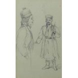 Compton, Edward Theodore (Attrib.)Figurenstudie zu Mongolen oder Kirgisen(Stoke Newington 1849-