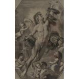 Jardinier, Claude DonatGenius des Ruhmes(Paris 1726-1771) Kupferstich nach dem Gemälde von