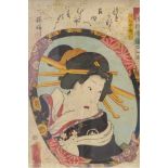 Utagawa Kunisada (Toyokuni III.)Der Schauspieler Onoe Kikugoro IV in der Rolle der Tsuchiya