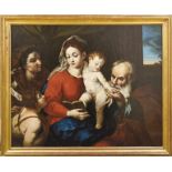 Brandi, Giacinto - Kreis desDie heilige Familie mit Elisabeth und dem JohannesknabenRömische