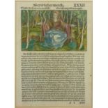 Buchholzschnitt "Gepürlicher werck"1. Hälfte 16. JahrhundertTaf. XXXII. Jeweils recto und verso
