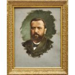 De Nittis, GiuseppePortrait eines bärtigen Herren(Barletta 1846-1884 St-Germain-en-Laye) Öl/Lwd.