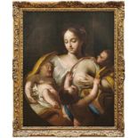 Trevisani, Francesco (Attrib.)Allegorie der Caritas(Capodistria 1656-1746 Rom) Mutter mit drei