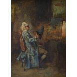 Meissonier, Jean Louis Ernest - nachDer KunstliebhaberKavalier, ein Gemälde auf der Staffelei