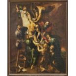 Rubens, Peter Paul - meisterliche Kopie des 18. JahrhundertsKreuzabnahmeÖl/Lwd., auf Hartfaserplatte