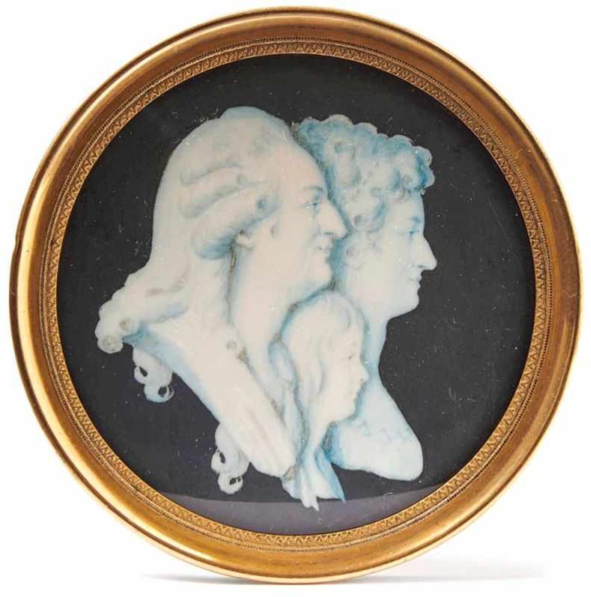 Guérin, Jean Urbain - zugeschriebenMiniaturportraits der französischen Königsfamilie(1761-1836)