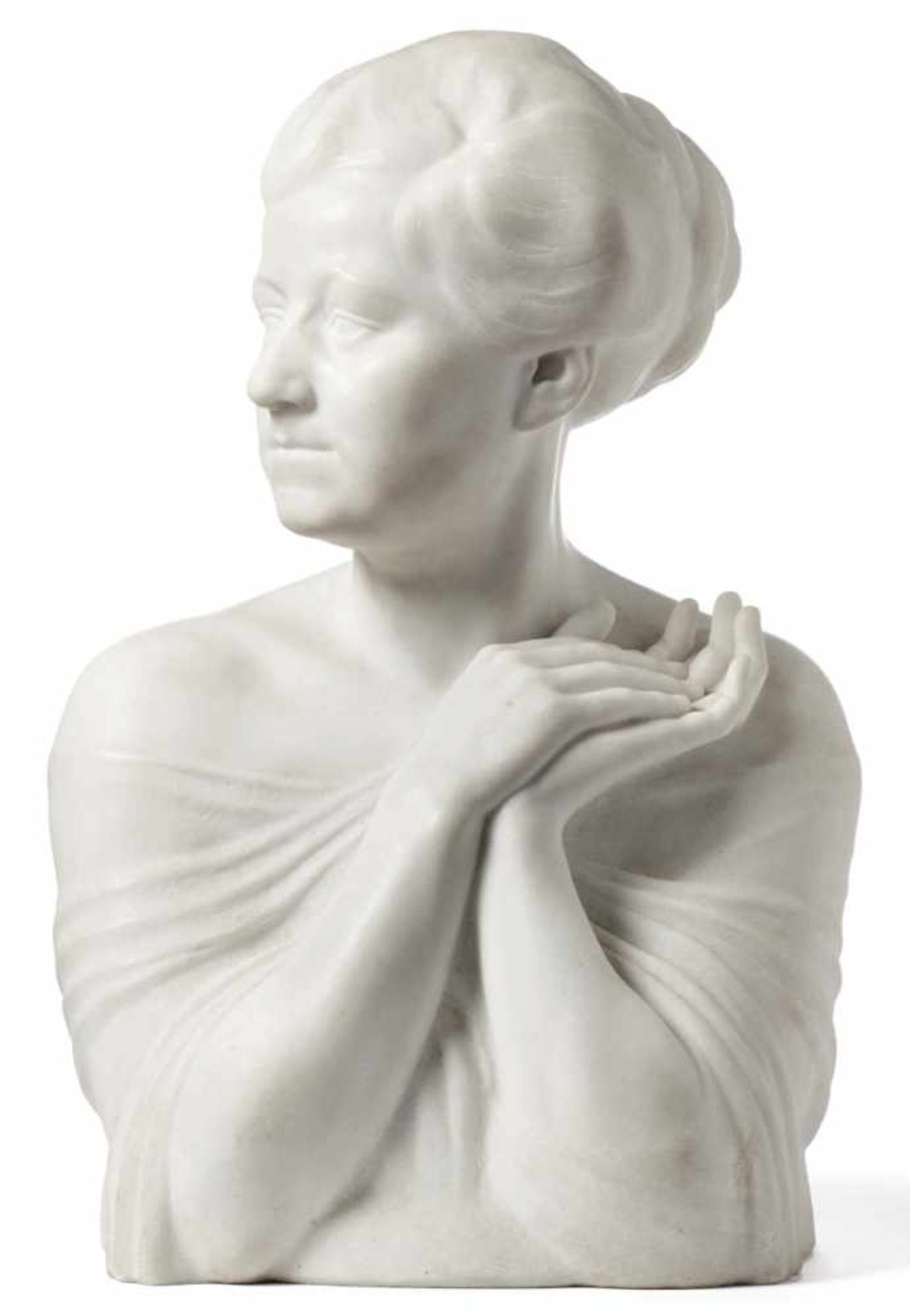 Bagdons, FriedrichBüste einer Frau(Kowarren 1878-1937 Dortmund) Vollrund gestaltete Büste einer Dame