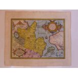 Ortelius, AbrahamLandkarte "Tartariae sive Magni Chami Regni"(Antwerpen 1527-1598 ebd.) Kupferstich,