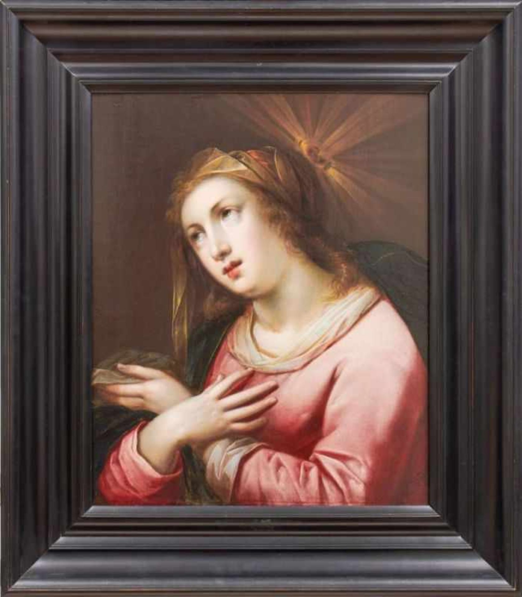 Geldorp, GortziusDie büßende Maria Magdalena(Löwen 1552-um 1616 Köln) Öl/Holz. Links oben