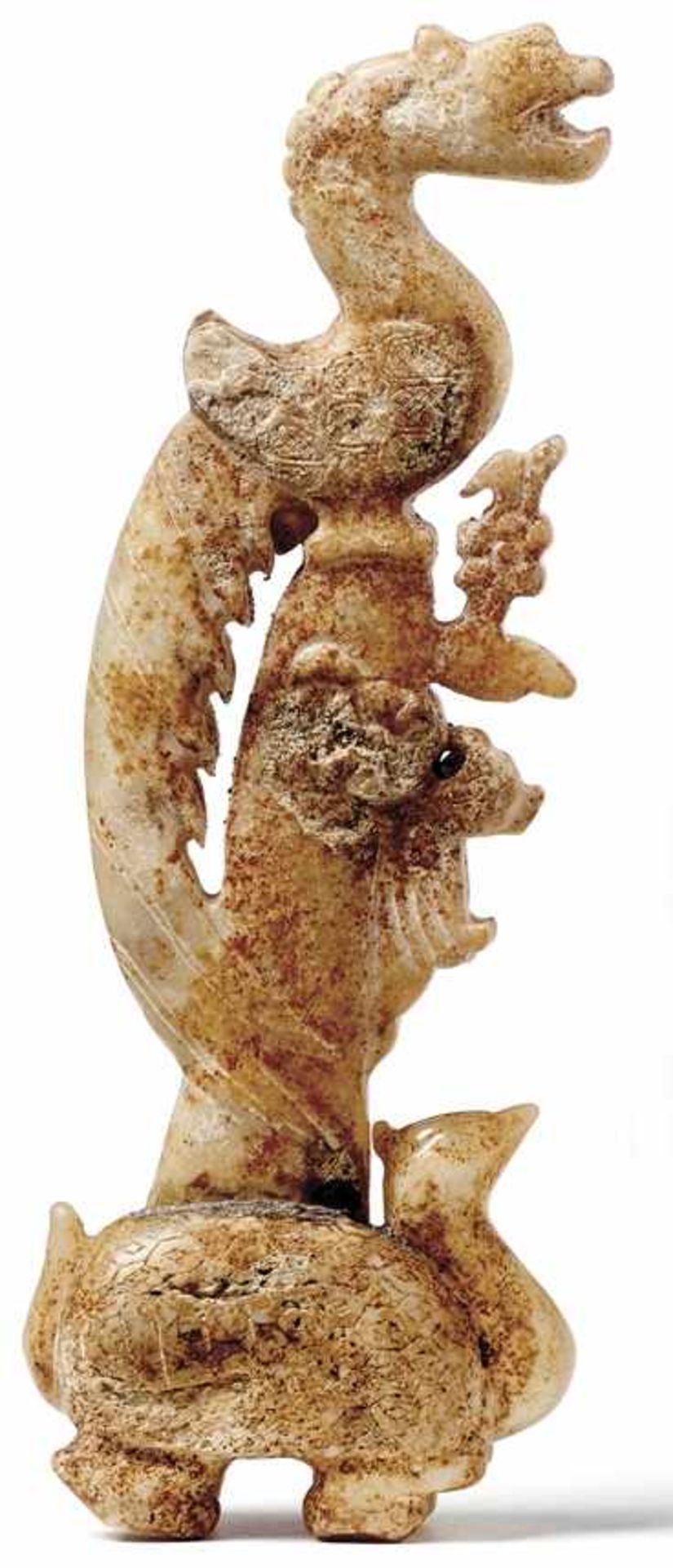 FabelwesenChina, wohl Song-Dynastie, 960-1.280 n. Chr. oder späterPhönixvogel mit Drachenkopf auf