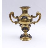 Altar vaseSouthern Germany, mid 18th centuryTwo-piece, baluster-shaped corpus with swinging rim,
