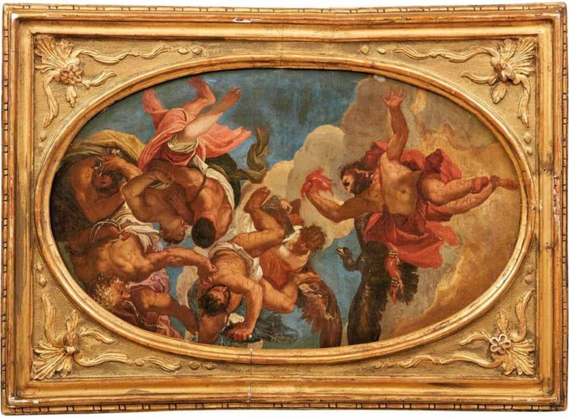 Veronese, Paolo (real name Paolo Caliari) - Follower ofJupiter hurls his lightning against the