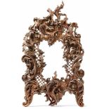 Small rococo frameFrance, 18th/19th c.Exceptionally fine and open carved decorative frame with