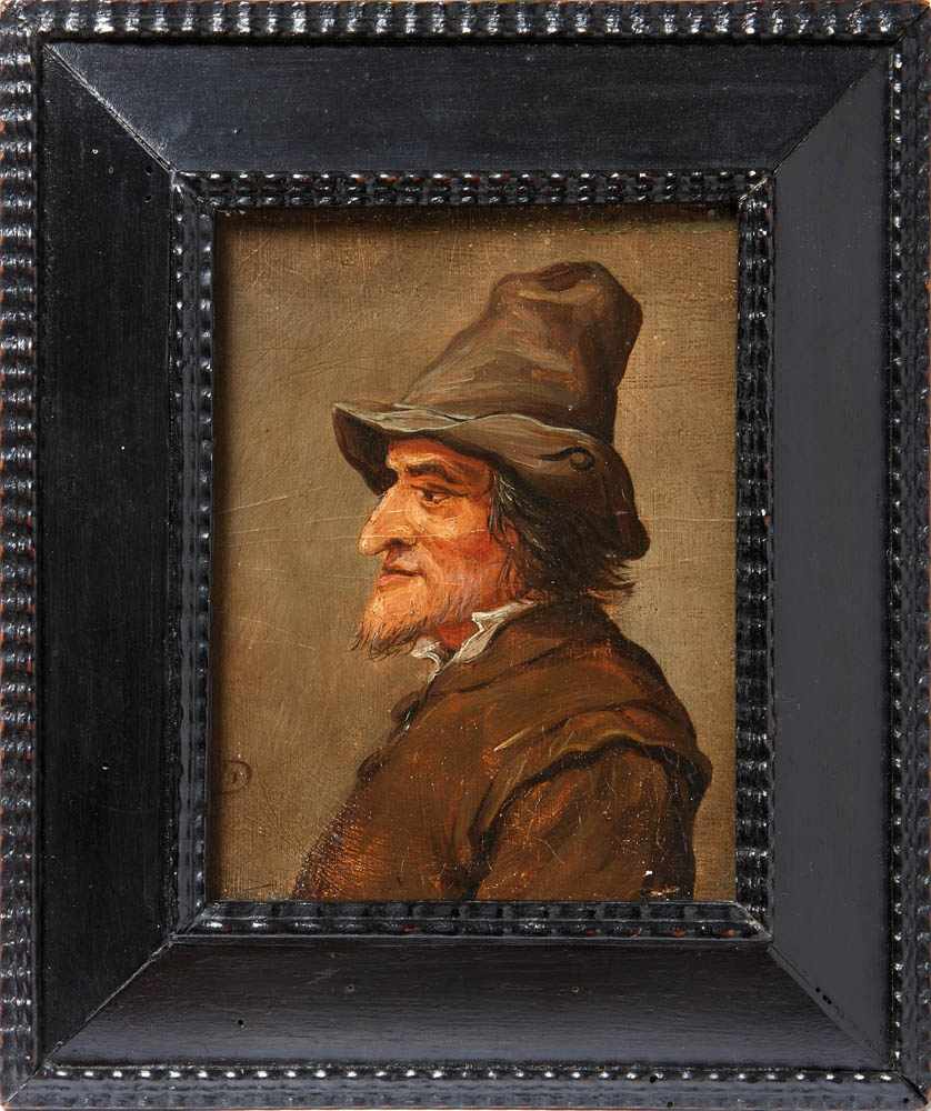 Teniers, David the Younger - Successor or attributed toPortrait of a farmer(Antwerp 1610-1690