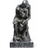 Rodin, Auguste René Francois''Le Penseur''(Paris 1840-1917 Meudon) On black marble plinth. ARA art