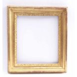 Louis-XVI-frameFrance, 18th/19th c.Coniferous wood, carved and gilded. Clear dimensions 36 x 32