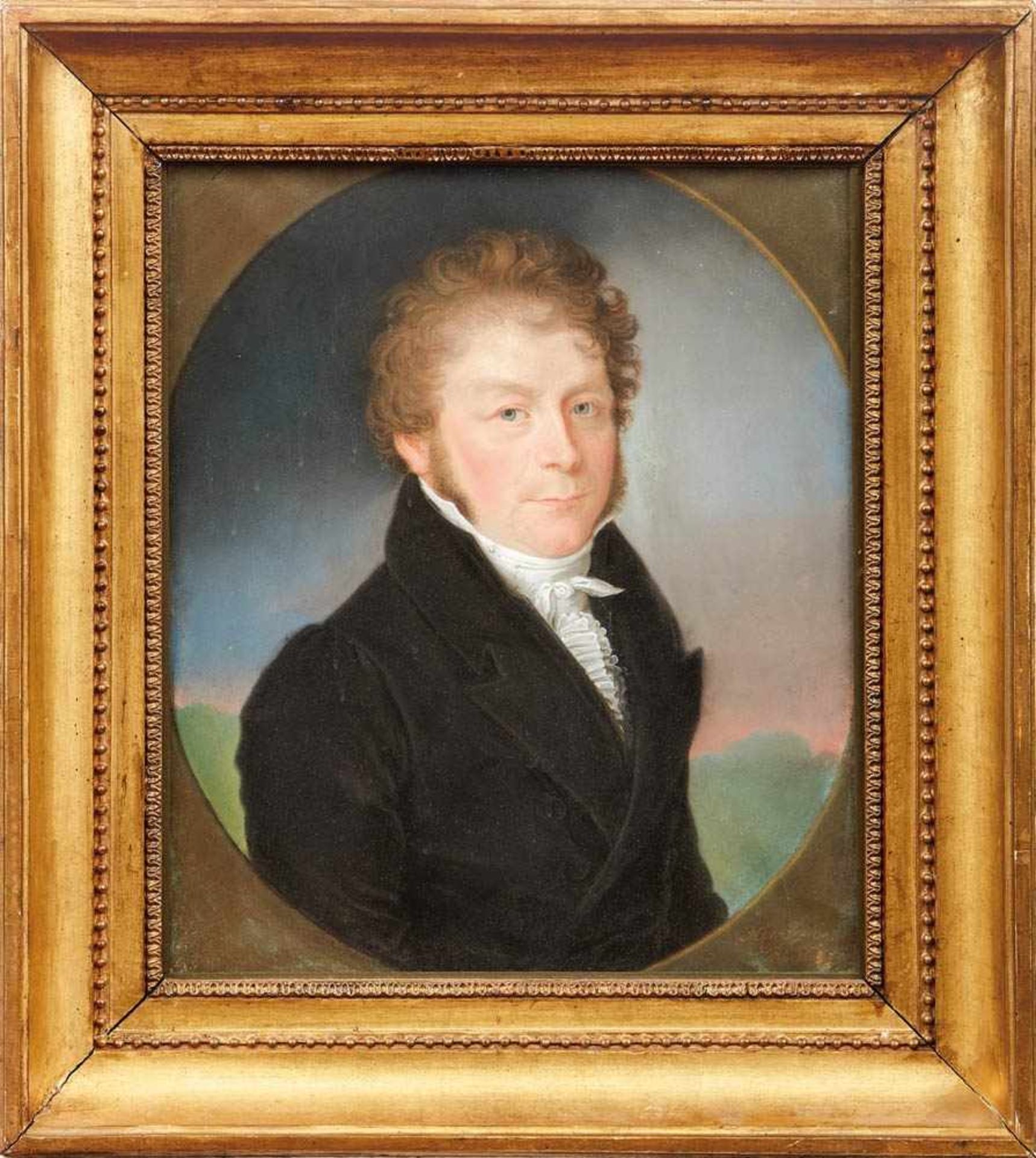 Hirschmann, Johann BaptistBiedermeier portrait of a gentleman(Burgkunstadt 1770-1829, active in