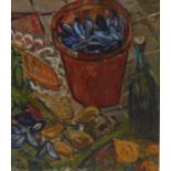 Spot, Constant deStill life(Belgian, born 1900) Oil on canvas. Signed on the left. 70 x 60 cm.