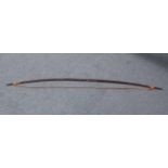 Jungle arch of a headhunterFiji Islands (South Pacific)Wood. Length 139 cm. - Brought 1962 from a