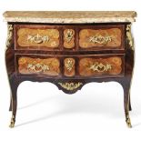 Louis XV Chest of DrawersJean Demoulin, circa 1750(1715-1798) On high, curved legs a curved and