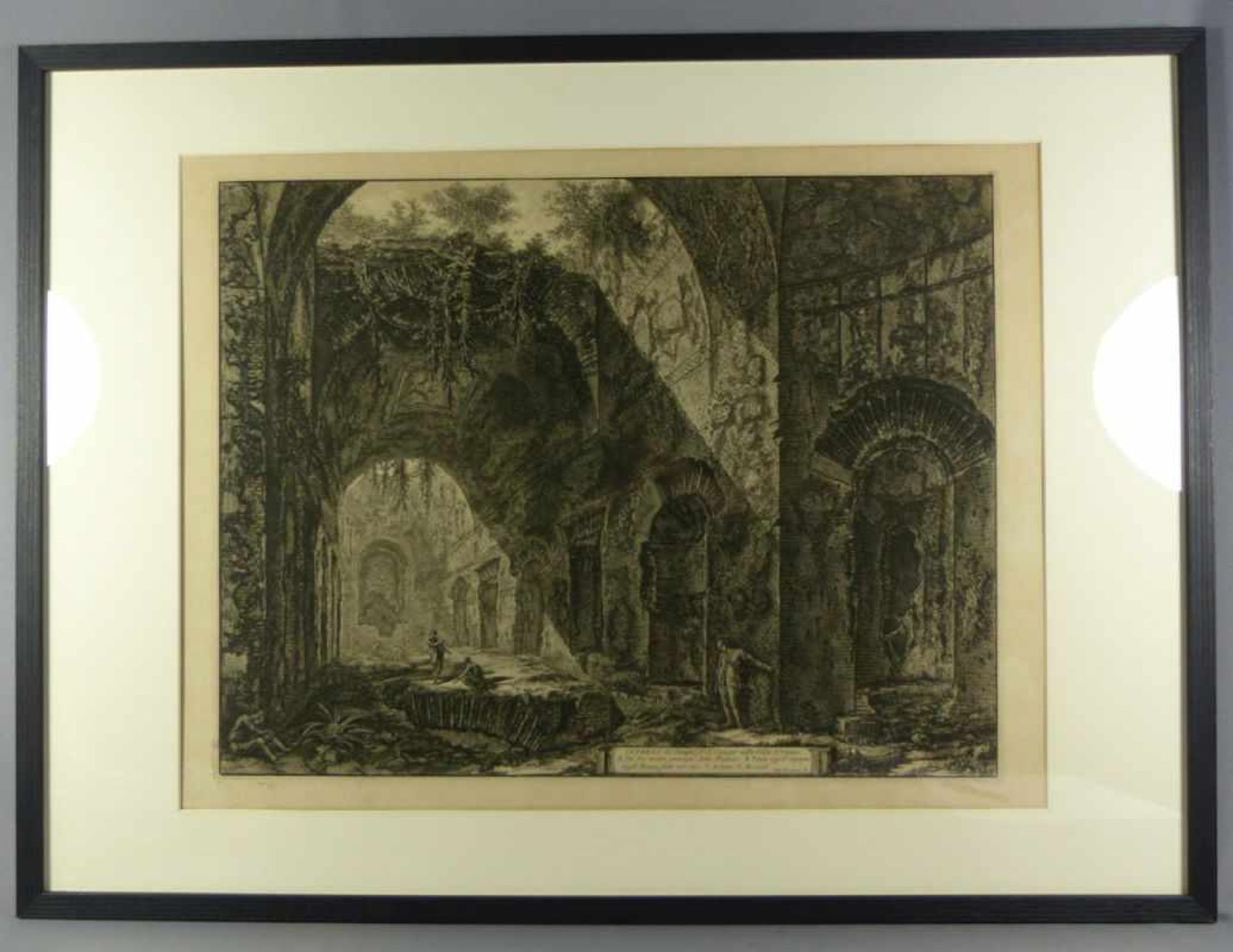 Piranesi, Giovanni-BattistaInterno del Tempio detto di Canopo nella Villa Adriana(Mogliano 1720- - Bild 2 aus 2