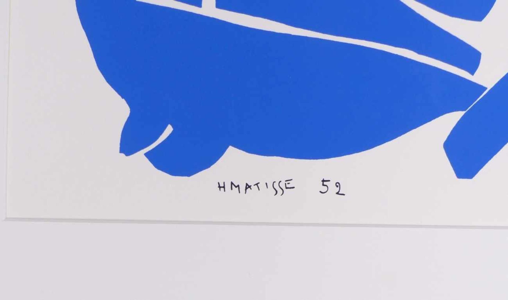 Matisse, HenriNu Bleu(Le Cateau-Cambrésis 1869-1954 Nice) Colour screen print on Velin d'Arches. - Bild 3 aus 3