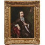 Netscher, Constantijn (Attribute)Portrait of a gentleman in an elegant dressing gown(The Hague