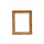 Small Louis-XIV-frameFrance, 18th c.Fine leaf tips, the corners with open carved flower twigs and