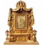 Model of a baroque high altar18th centuryRectangular plinth with laurel frieze of the Mensa with