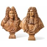 Coysevox, Antoine - copy afterJean-Baptiste Colbert and Claude-Louis-Hector de Villars(Lyon 1640-