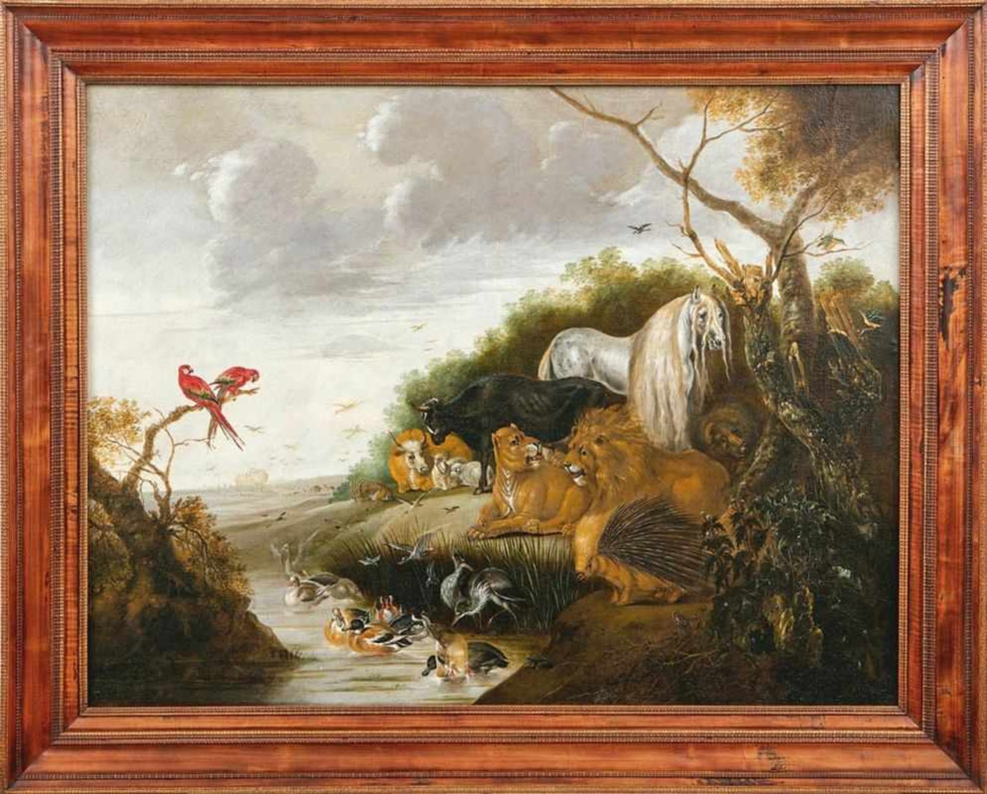 Savery, Jakob the Younger.Paradise Landscape with the Entry of Animals into Noah's Ark(Amsterdam