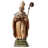 Bishop Otto of Freising18th centuryOn a profiled pedestal standing saint in ornate with mitre and