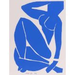 Matisse, HenriNu Bleu(Le Cateau-Cambrésis 1869-1954 Nice) Colour screen print on Velin d'Arches.