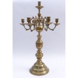 Large baroque table chandelierFirst half of the 18th centuryBaluster shaft with multiple