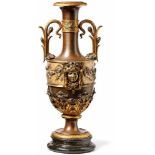 Moreau, Auguste - attributed toLarge decorative vase(Paris 1834-1917) A slender amphora vase with