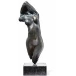 Rodin, Auguste''Torso of Adéle''(Paris 1840-1917 Meudon) On black marble plinth. ARA art