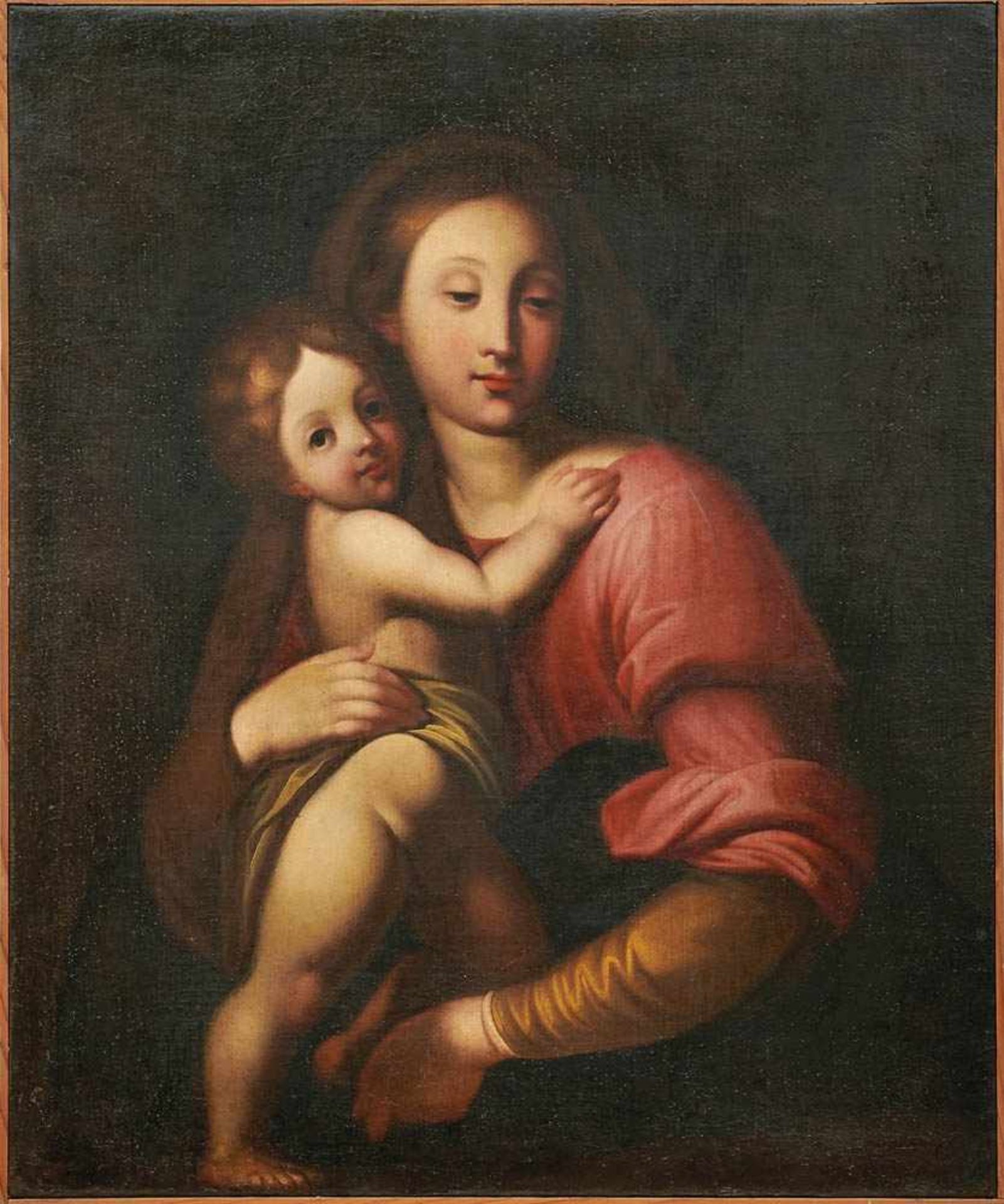 Salvi, Giovanni Battista (alias Il Sassoferrato) - FollowerMadonna with childRoman school of the