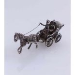 Miniature carriageBeginning of the 19th century.Single carriage with carriage and one passenger.