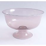 Large bowlMurano, Barovier & Toso - 2nd half 20th c.Wide bell-shaped bowl fused to a high arched