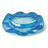 Chihuly, DaleShell-shaped bowl in two pieces from the series ''Seaforms''(Tacoma/Washington 1941